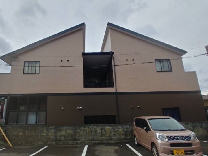 福岡市東区 アパート 外壁塗装