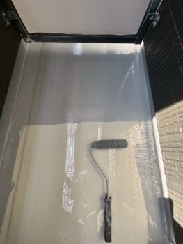 【トップコート塗布】ベランダ