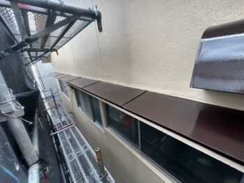 【上塗り】庇