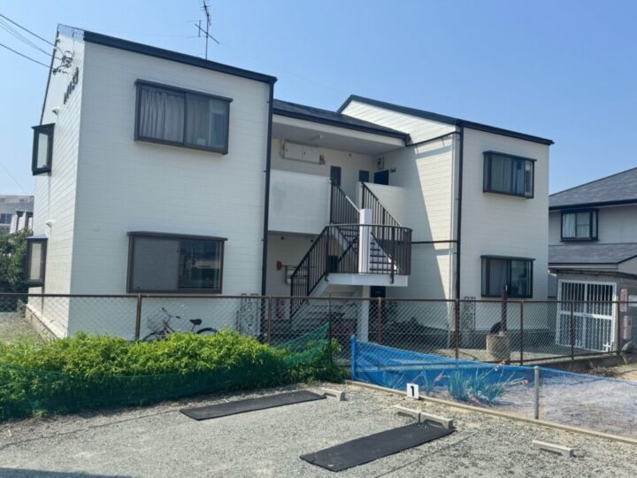 福岡市東区 アパート 外壁塗装