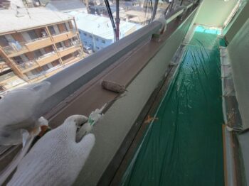 【上塗り】笠木